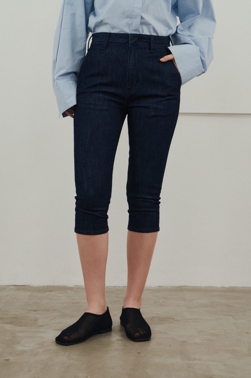STYLEMIXER「ストレッチデニムカプリパンツ」|デニム|