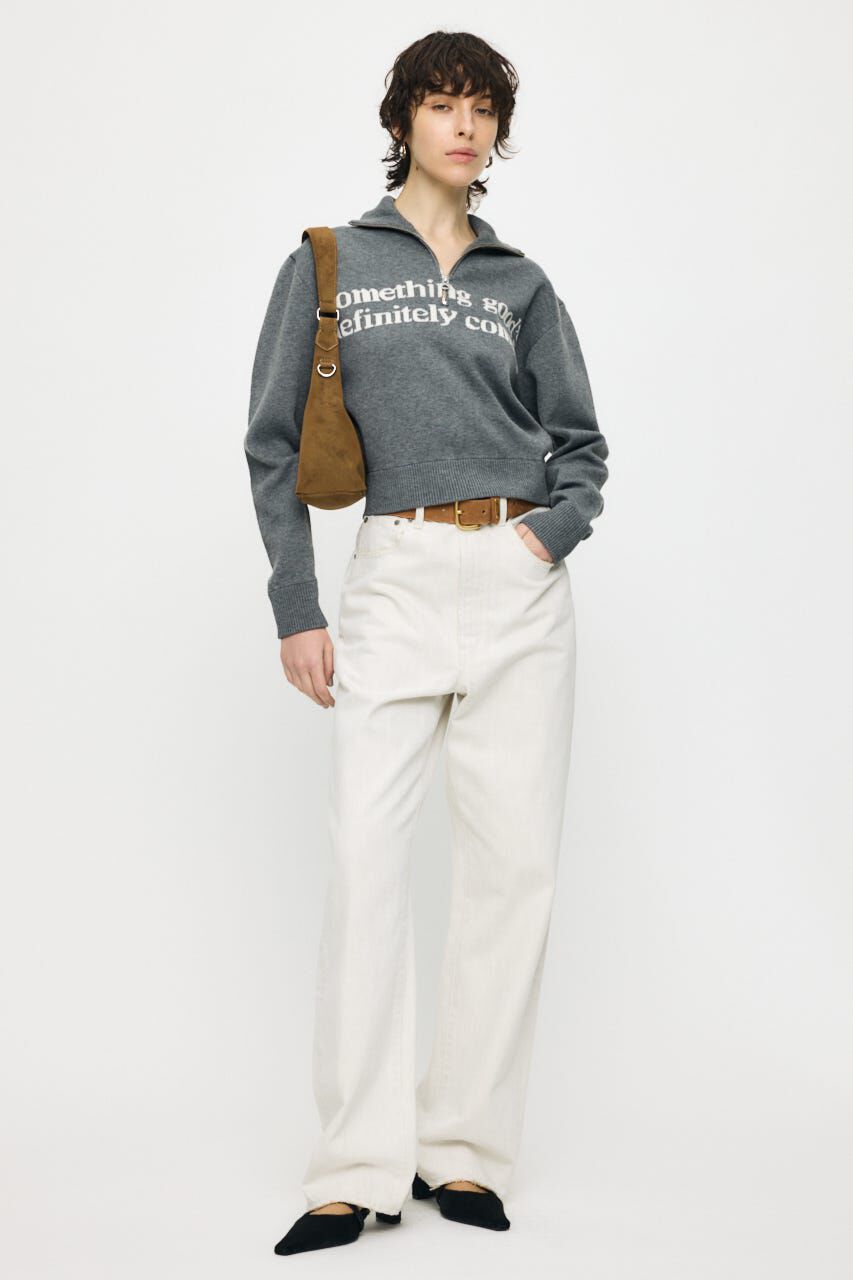 MOUSSY「HW WHT LOOSE STRAIGHT」|デニム|