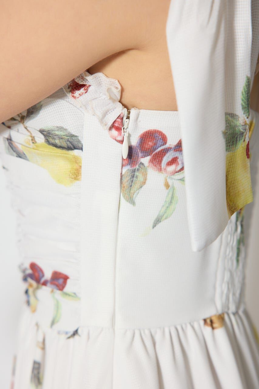 rienda「リボンディティールティアードキャミワンピース」|ワンピース|