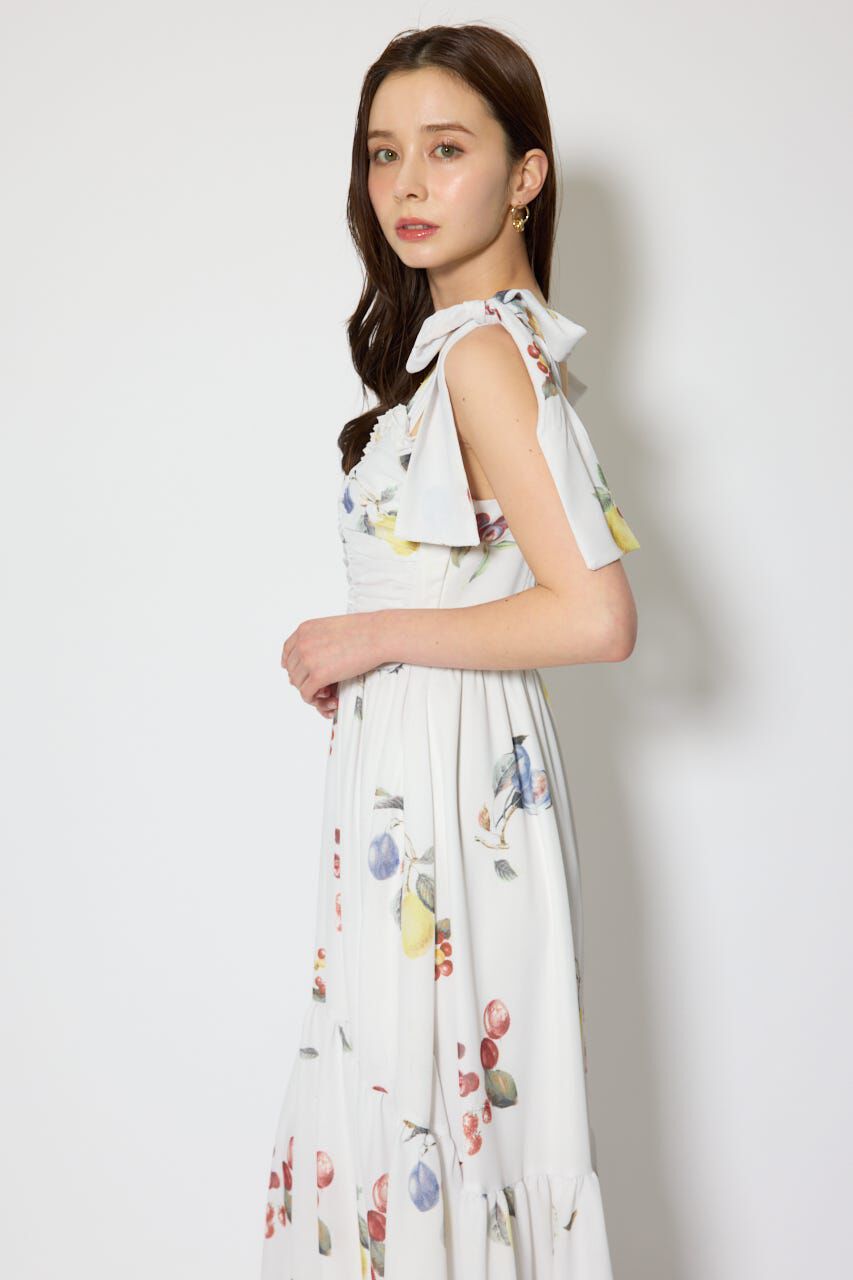 rienda「リボンディティールティアードキャミワンピース」|ワンピース|