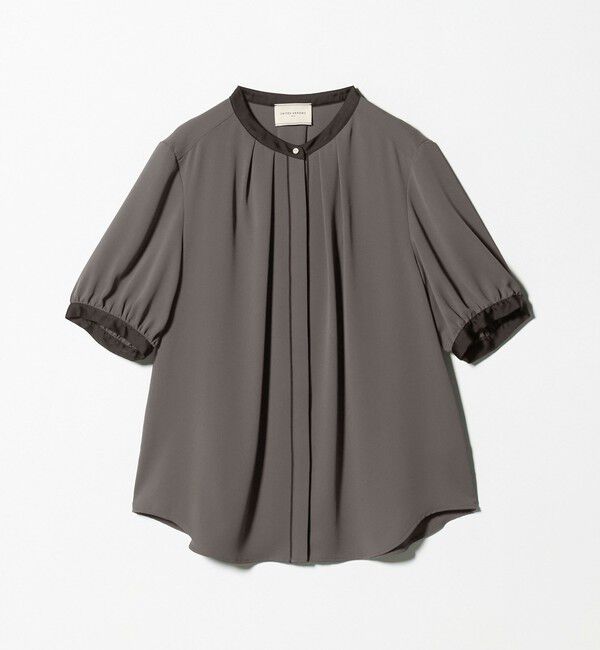 UNITED ARROWS「バイカラーパイピング ショートスリーブ ブラウス」|シャツ・ブラウス|