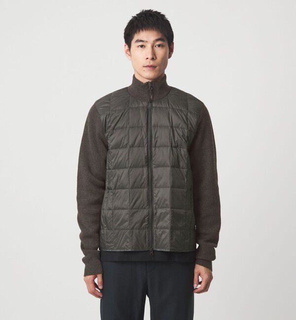 UNITED ARROWS green label relaxing「＜TAION＞ニット スリーブ ダウンジャケット」|ダウン|