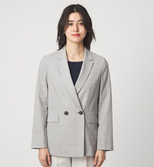 UNITED ARROWS green label relaxing「［size SHORTあり］ライト カチリラ ダブルジャケット」|テーラードジャケット|