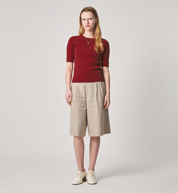 STEVEN ALAN「＜Steven Alan＞リブ プルオーバー ニット」|ニット・セーター|