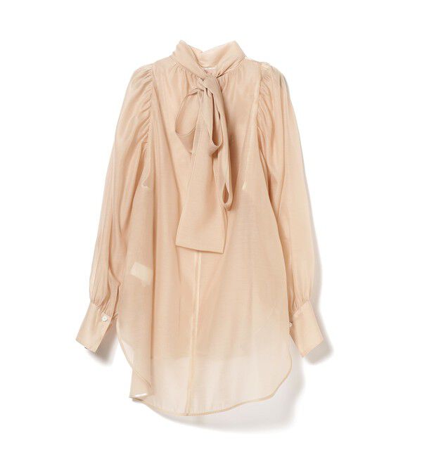 Demi-Luxe BEAMS 「オーガンジー リボンブラウス」|シャツ・ブラウス|