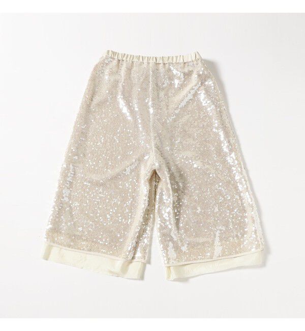 BEAMSBOY「maturely / スパンコール ハーフ パンツ」|その他|