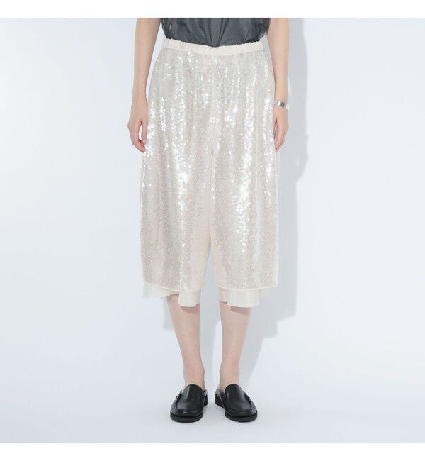 BEAMSBOY「maturely / スパンコール ハーフ パンツ」|その他|