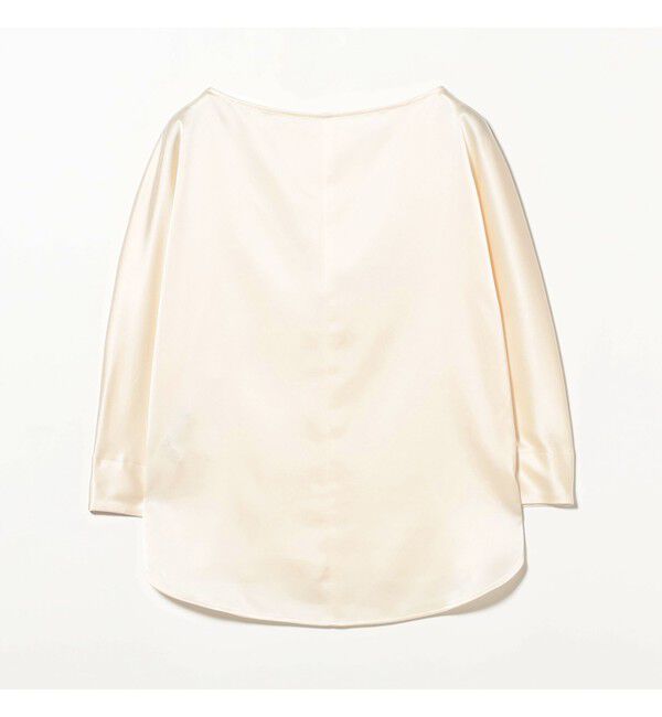 Demi-Luxe BEAMS 「トリアセ ポリエステル フラットサテン ブラウス」|シャツ・ブラウス|