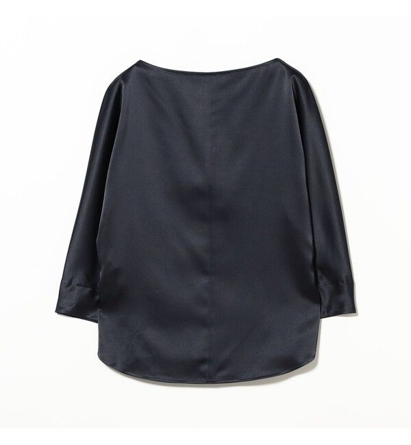 Demi-Luxe BEAMS 「トリアセ ポリエステル フラットサテン ブラウス」|シャツ・ブラウス|