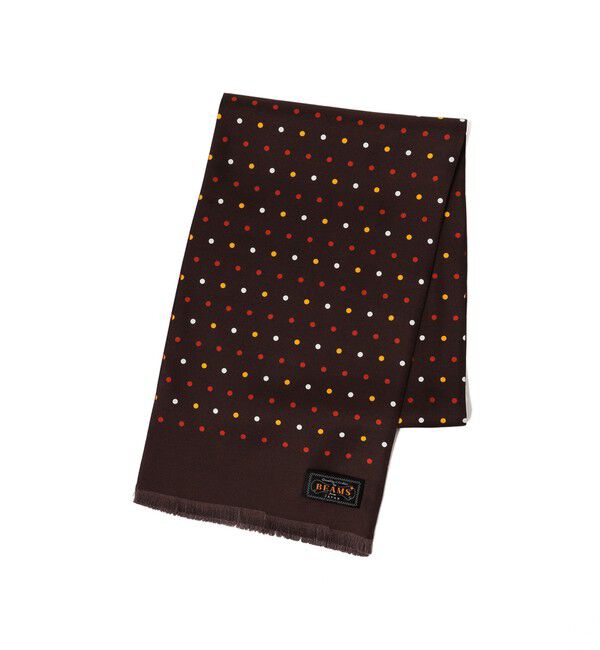 BEAMS PLUS「BEAMS PLUS / Silk Stole Dot Print」|ストール|