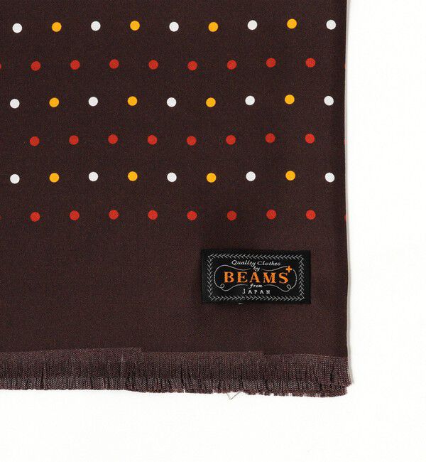 BEAMS PLUS「BEAMS PLUS / Silk Stole Dot Print」|ストール|