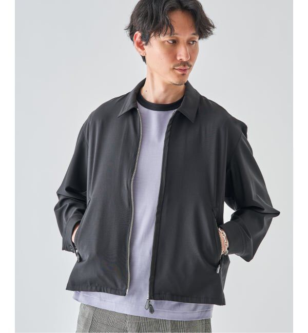 EDIFICE「LEATHER-TRIMMED シャツ ジャケット」|その他|