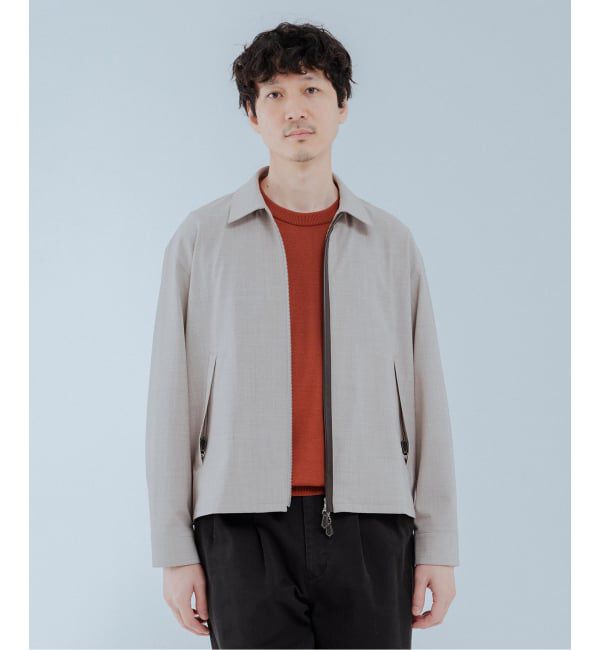 EDIFICE「LEATHER-TRIMMED シャツ ジャケット」|その他|