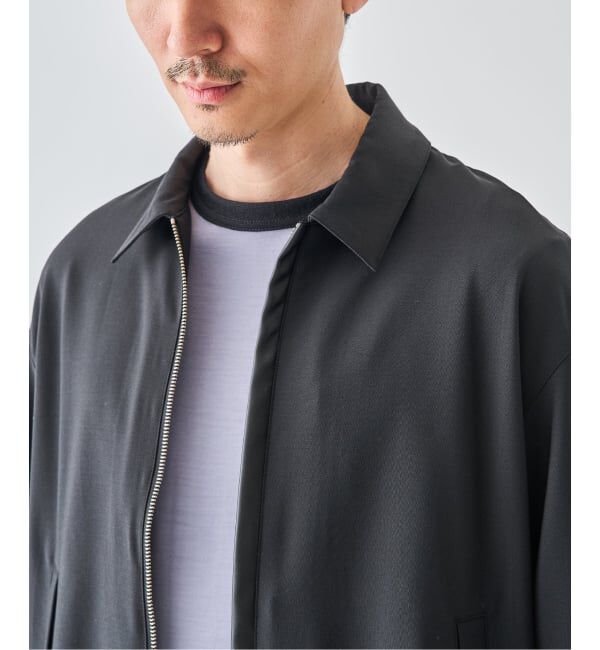 EDIFICE「LEATHER-TRIMMED シャツ ジャケット」|その他|