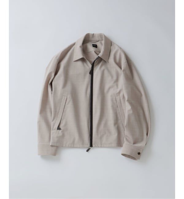 EDIFICE「LEATHER-TRIMMED シャツ ジャケット」|その他|