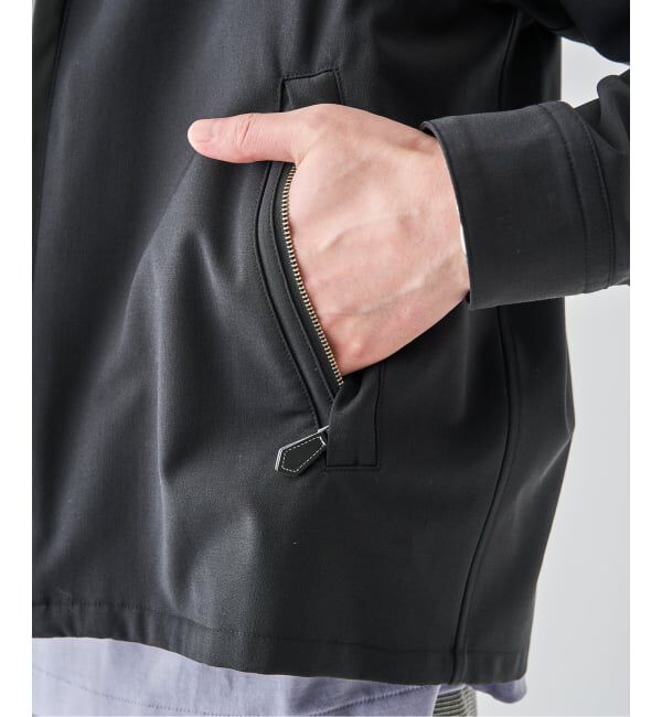 EDIFICE「LEATHER-TRIMMED シャツ ジャケット」|その他|