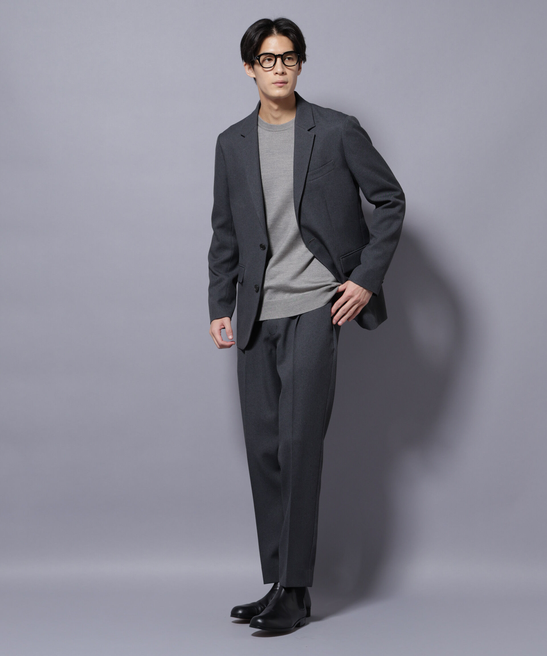 nano･universe「「Damerino」LANATEC(R) メランジツイルセットアップ」|スーツ|