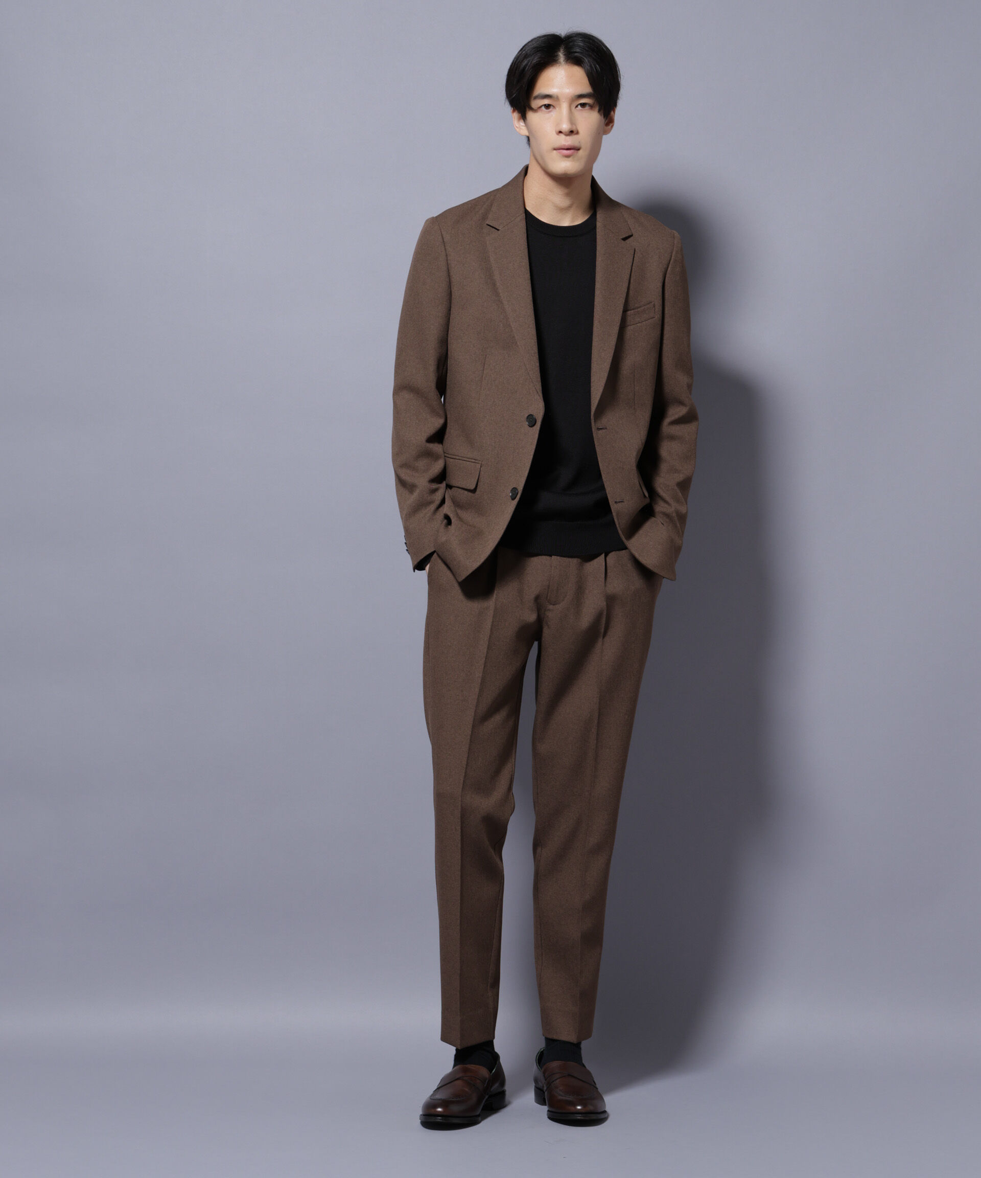 nano･universe「「Damerino」LANATEC(R) メランジツイルセットアップ」|スーツ|