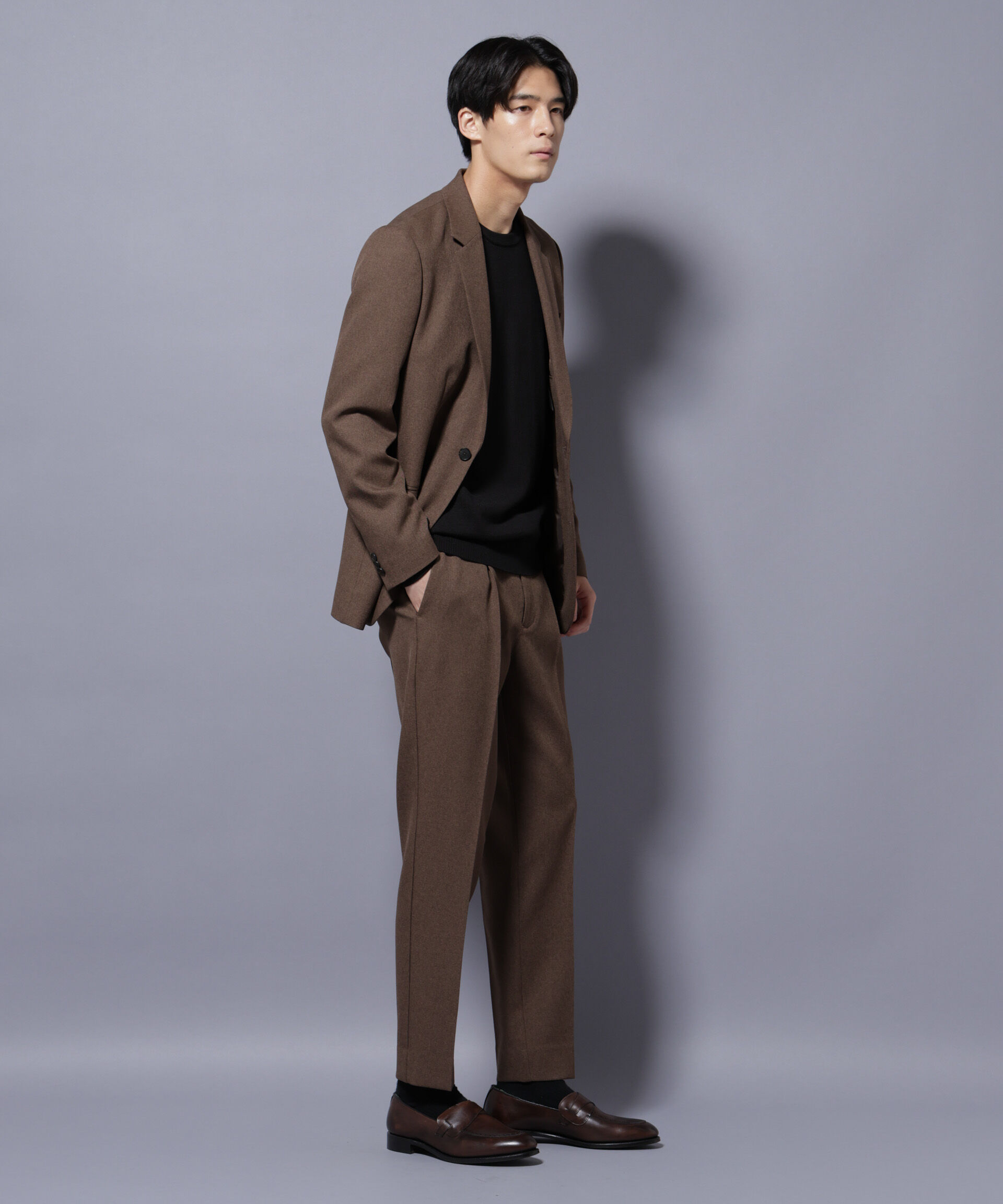 nano･universe「「Damerino」LANATEC(R) メランジツイルセットアップ」|スーツ|