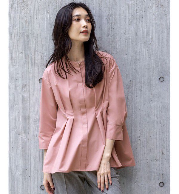 ANY SIS「ウエストタックチュニック ブラウス」|シャツ・ブラウス|