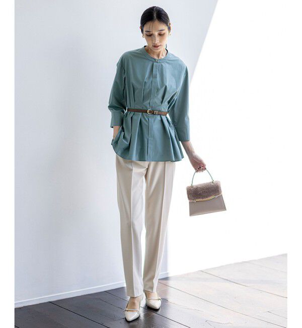 ANY SIS「ウエストタックチュニック ブラウス」|シャツ・ブラウス|