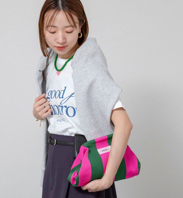 MAQWEL「【MAQWEL/マクウェル】ウォッシャブルAgfT T-SHIRT」|Tシャツ・カットソー|