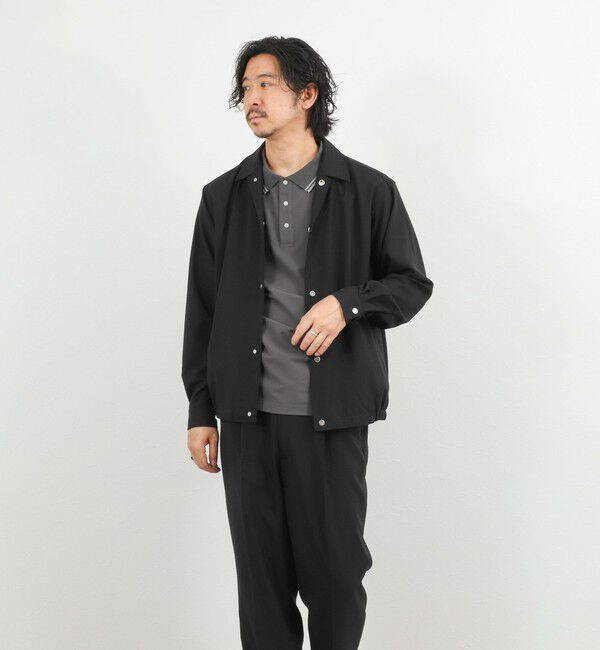 NOLLEY'S goodman「【TAION/タイオン】NON DOWN BASIC JERSEY HARF SLEEVE POLO 26SS」|ポロシャツ|
