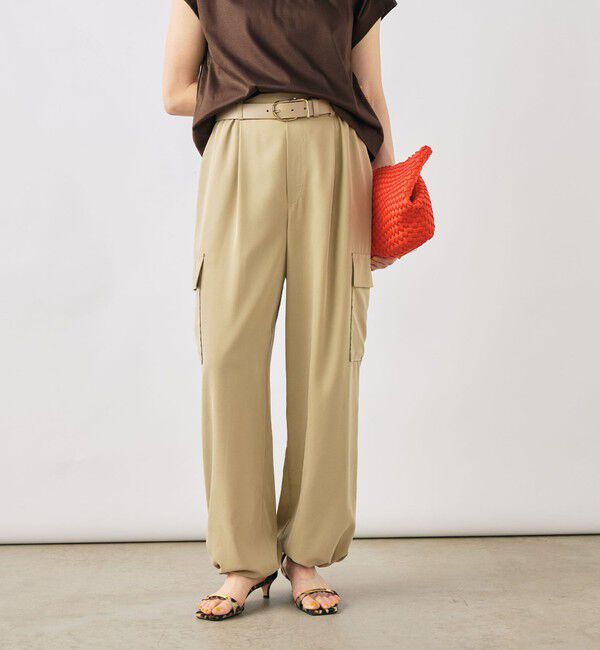 NOLLEY'S「《セットアップ対応》ウォッシャブルサンドウォッシュカーゴパンツ」|カーゴ|