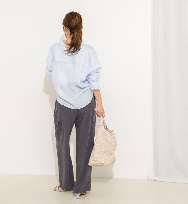 NOLLEY'S「《セットアップ対応》ウォッシャブルサンドウォッシュカーゴパンツ」|カーゴ|