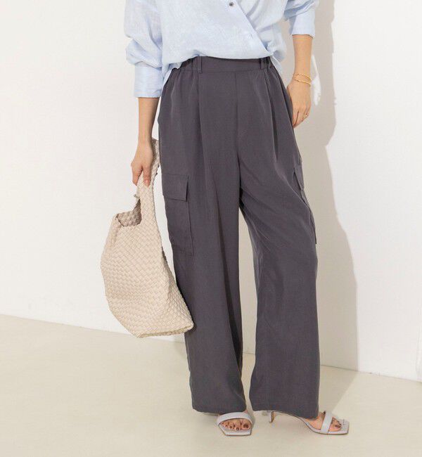 NOLLEY'S「《セットアップ対応》ウォッシャブルサンドウォッシュカーゴパンツ」|カーゴ|