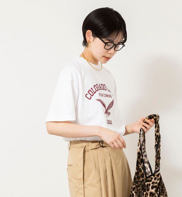 Rie Miller「【GULFCOAST SPORTSWEAR/ガルフ コースト スポーツウェア】別注プリントＴシャツ」|Tシャツ・カットソー|