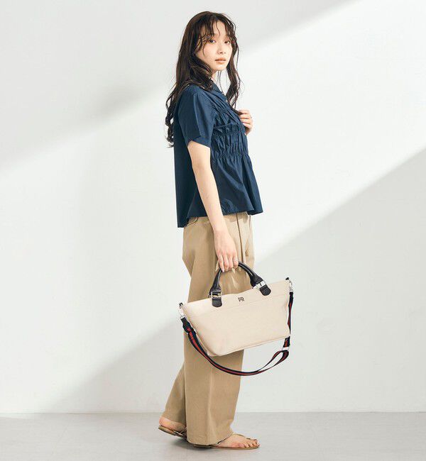 fredy emue「シャーリング半袖シャツ」|シャツ・ブラウス|