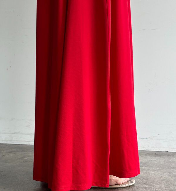  「シルケットスムースフレアカットワンピース」|ワンピース|