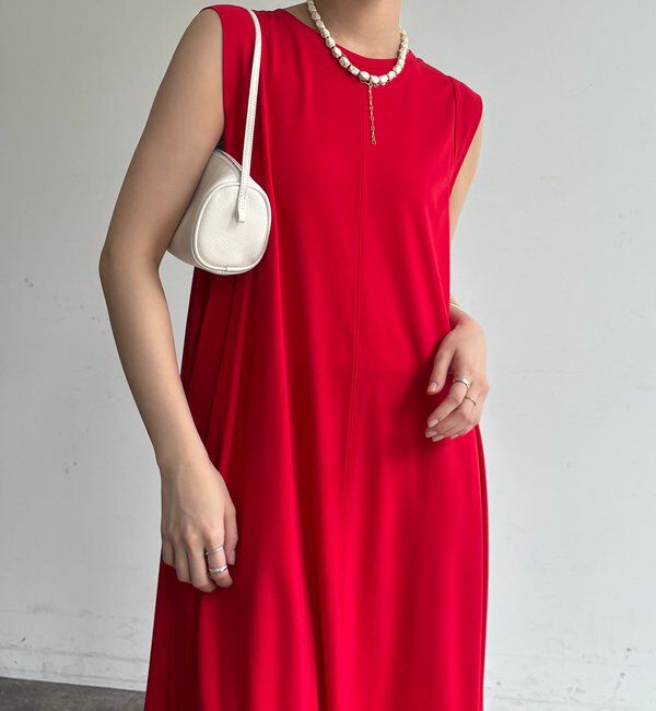  「シルケットスムースフレアカットワンピース」|ワンピース|