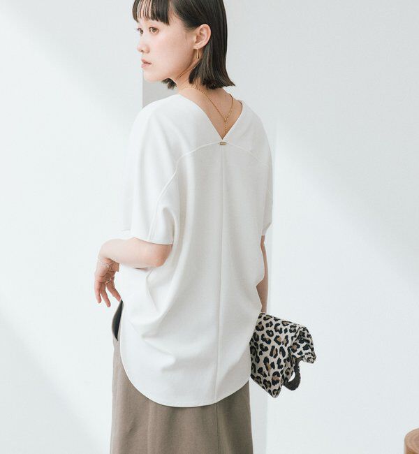  「予約【セットアップ着用可能/接触冷感機能付き】ドレーピーカットソー」|Tシャツ・カットソー|