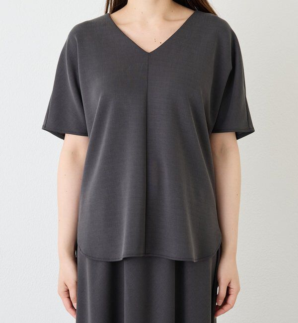  「予約【セットアップ着用可能/接触冷感機能付き】ドレーピーカットソー」|Tシャツ・カットソー|