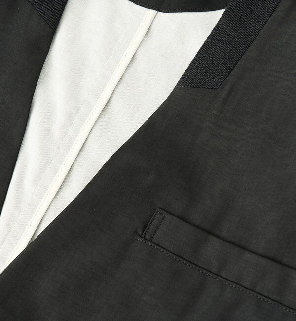  「【a Nice （ア ・ニース）】ノーカラージャケット」|テーラードジャケット|