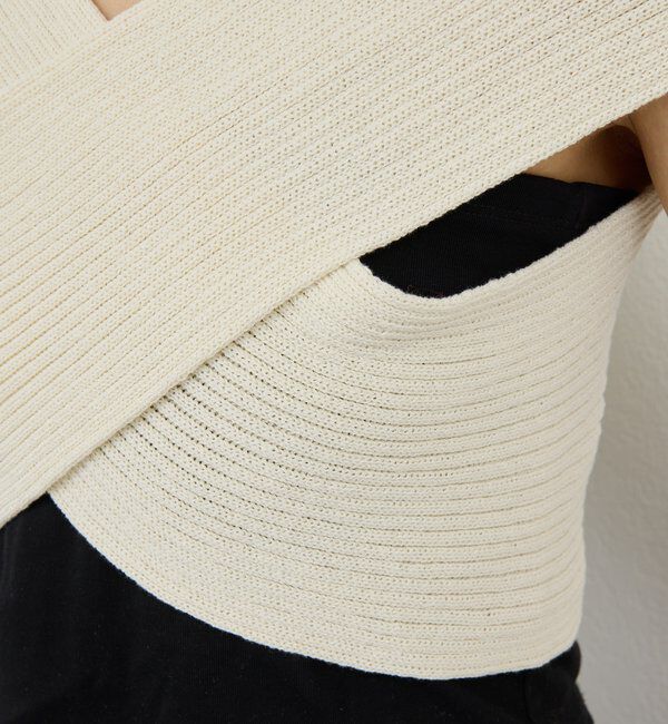  「クロスリブビスチェ」|ニット・セーター|