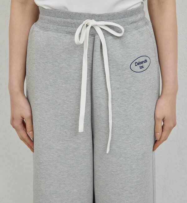  「刺繍ロゴスウェットパンツ」|チノ|