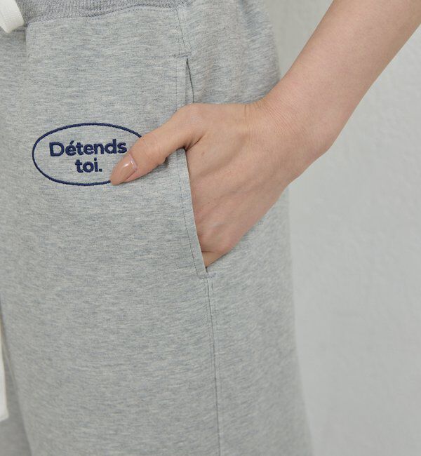  「刺繍ロゴスウェットパンツ」|チノ|