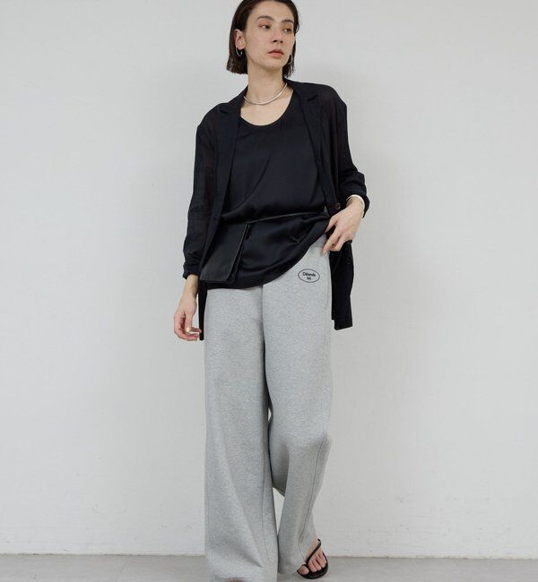  「刺繍ロゴスウェットパンツ」|チノ|