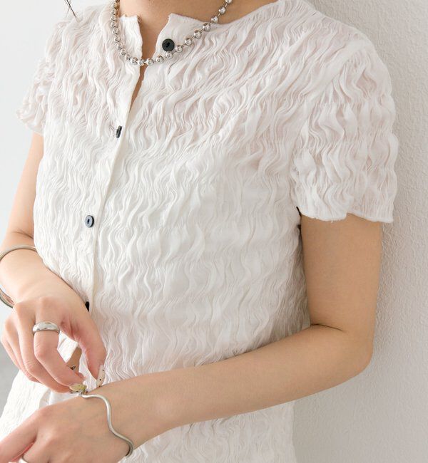  「エアリーシャーリングブラウス」|シャツ・ブラウス|