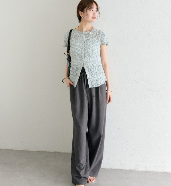  「エアリーシャーリングブラウス」|シャツ・ブラウス|