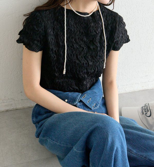  「エアリーシャーリングブラウス」|シャツ・ブラウス|