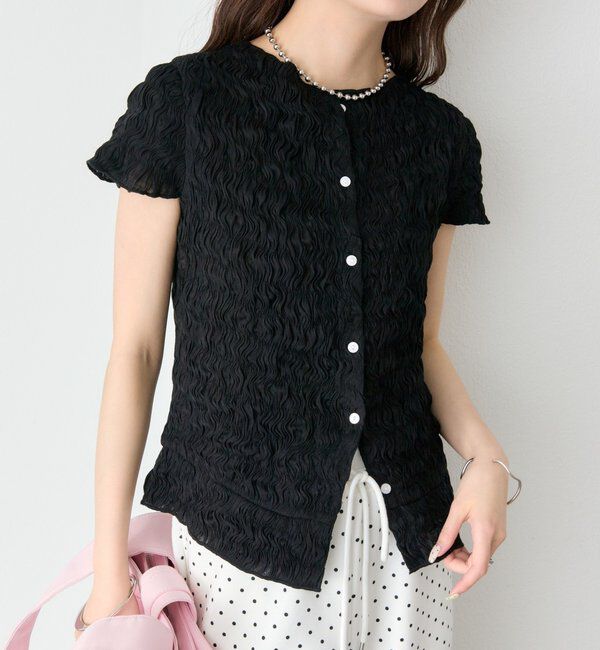  「エアリーシャーリングブラウス」|シャツ・ブラウス|