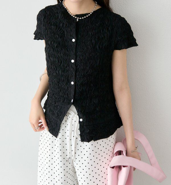  「エアリーシャーリングブラウス」|シャツ・ブラウス|