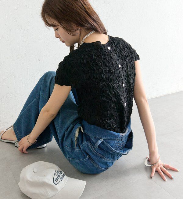  「エアリーシャーリングブラウス」|シャツ・ブラウス|