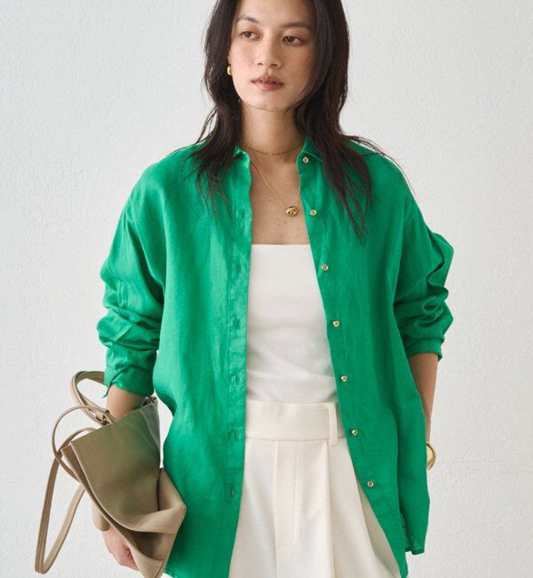  「リネンバックタイシャツ」|シャツ・ブラウス|