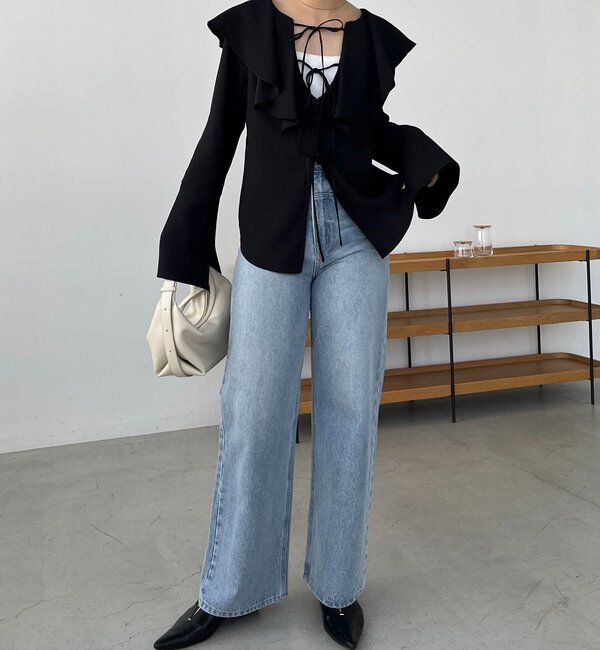  「フリルリボンブラウス」|シャツ・ブラウス|