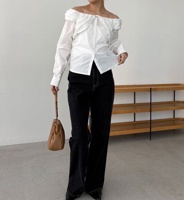  「オフショルパフブラウス」|シャツ・ブラウス|